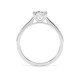 Platinum 1.50ct Oval Cut Lab-Grown Diamond Solitaire Engagement Ring | D/VVS