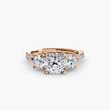 Trilogy with Pavé Band 3