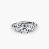 Trilogy with Pavé Band 3