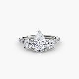Three-Stone with Pavé Band 3