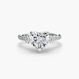 The Marlowe Baguette Sides and Pavé Band