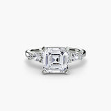 The Floral Accent Solitaire
