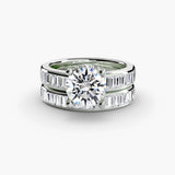 The Georgia Double Diamond Band Solitaire