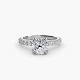 The Hazel Solitaire with Hidden Halo