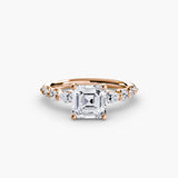 The Josephine Solitaire Mixed Cut Diamond Band