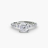 The Josephine Solitaire Mixed Cut Diamond Band