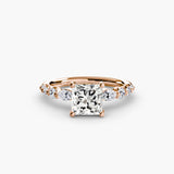 The Josephine Solitaire Mixed Cut Diamond Band