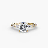 The Josephine Solitaire Mixed Cut Diamond Band