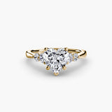 Solitaire with Shoulder Accents 2
