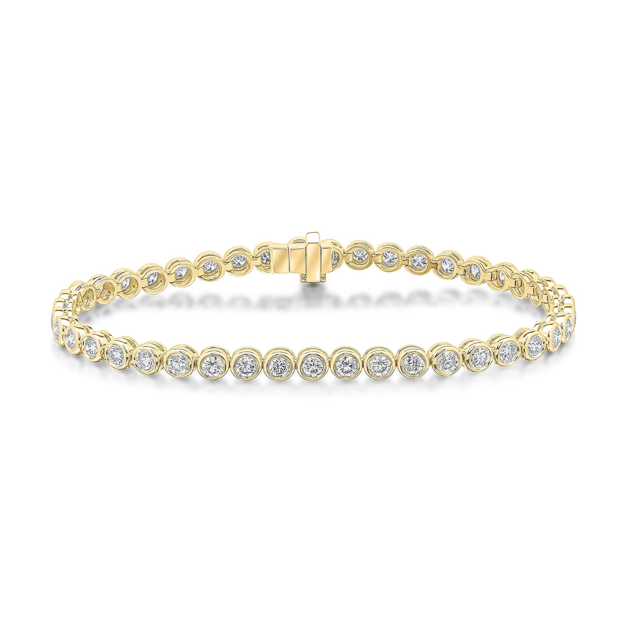 Harrogate Jewellers Rubover set diamond tennis bracelet