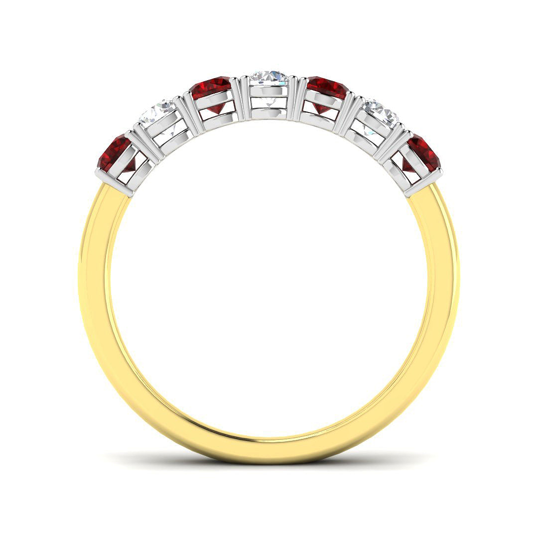 18ct Gold Ruby & Diamond Ring | 0.55ct Ruby & 0.29ct Diamonds | Harrogate Jewellers