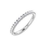Ladies Platinum Claw Set Round Brilliant Cut Diamond Ring