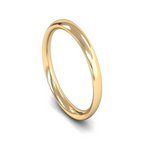 Harrogate Jewellers Ladies Yellow Gold Traditional Court Wedding Ring Plain Band, a bespoke jewellery piece from Harrogate, Yorkshire. Perfect for engagement or wedding occasions.