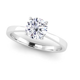 BELLA - Lab-Grown Classic Round Brilliant Cut Solitaire Ring by Harrogate Jewellers, a top choice for bespoke jewellery in Yorkshire. Ideal for weddings or engagements.