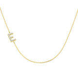 Diamond Initial Necklace 9ct Gold