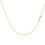 Diamond Initial Necklace 9ct Gold