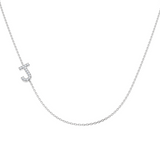 Diamond Initial Necklace 9ct Gold