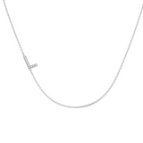 Diamond Initial Necklace 9ct Gold