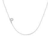 Diamond Initial Necklace 9ct Gold
