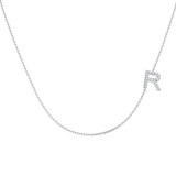 Diamond Initial Necklace 9ct Gold
