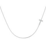Diamond Initial Necklace 9ct Gold