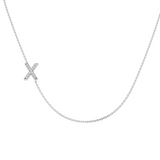 Diamond Initial Necklace 9ct Gold