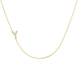 Diamond Initial Necklace 9ct Gold