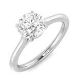 Platinum Round Brilliant Cut Solitaire Diamond Engagement Ring 1.00ct by Harrogate Jewellers, a bespoke jewellery in Harrogate Yorkshire. Features beautiful lab grown 1.00ct diamond.