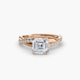 The Emerald Twist Pavé Ring
