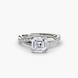 The Emerald Twist Pavé Ring