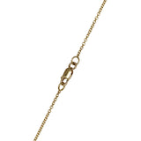 Harrogate Jewellers' Gold Drop Pendant featuring Green Amethyst and Diamond, bezel set for a modern, sleek finish, ideal for bespoke jewellery lovers in Yorkshire.