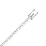 Petite Natural Diamond Tennis Bracelet White Gold 2.50ct 6"