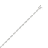 3.50ct Pear Cut Diamond Tennis Bracelet Lab Grown IGI Certified 18ct