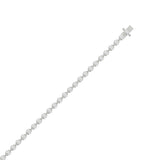3.50ct Pear Cut Diamond Tennis Bracelet Lab Grown IGI Certified 18ct