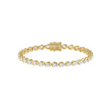 3.50ct Pear Cut Diamond Tennis Bracelet Lab Grown IGI Certified 18ct