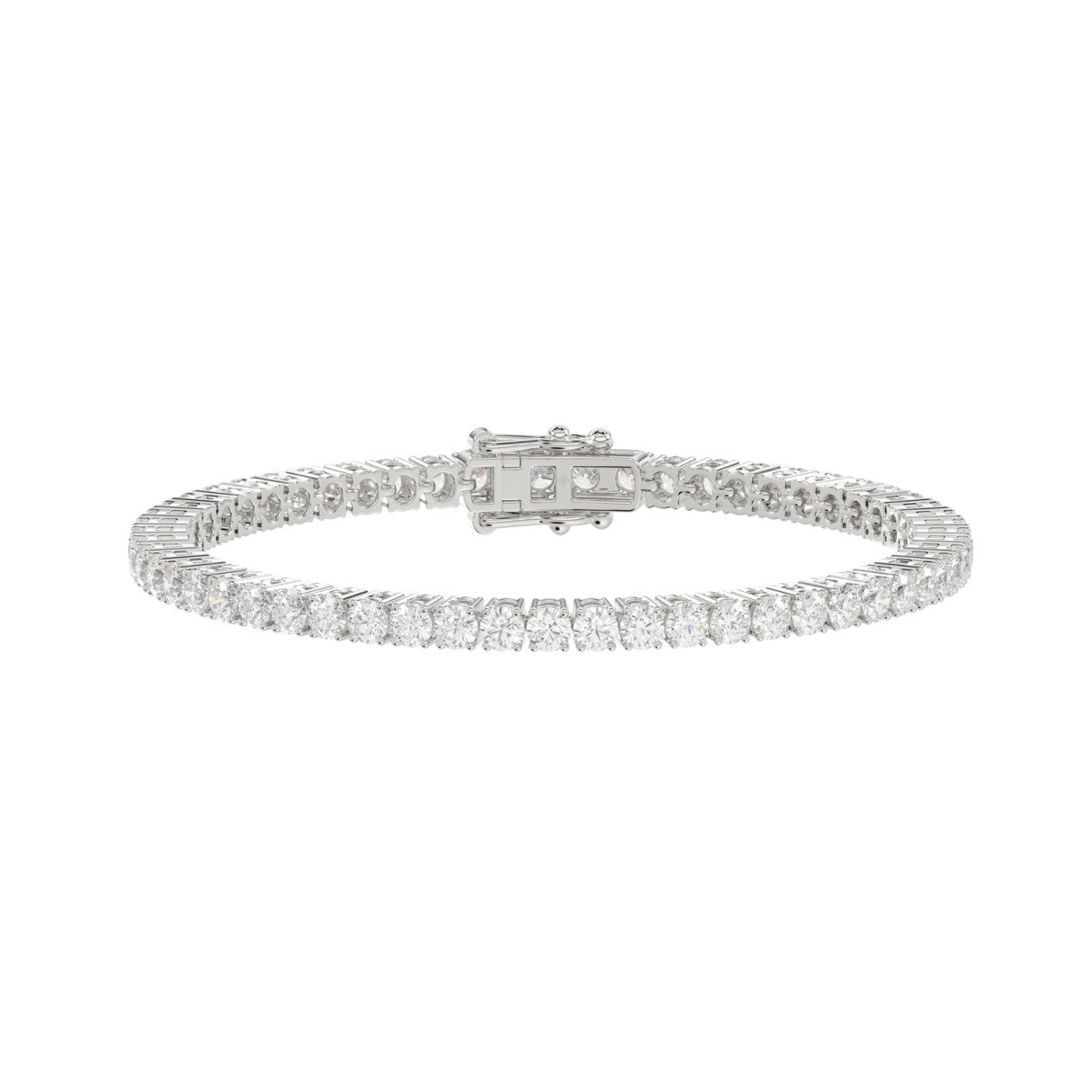 5.00ct diamond tennis bracelet white gold Harrogate lab-grown diamonds 5ct 9ct yellow gold bracelet 