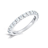 Platinum Round Brilliant Cut Claw Set Diamond Ring 1.00ct