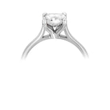 Tapered Classic Solitaire Round Brilliant Cut Diamond Engagement Ring by Harrogate Jewellers, Bespoke Lab Grown Diamond Wedding Ring, Yorkshire