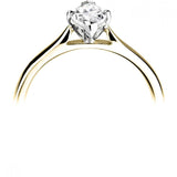 Classic Marquise Cut Solitaire Diamond Engagement Ring by Harrogate Jewellers, showcasing the brilliance of lab grown diamonds, bespoke jewellery from Yorkshire.