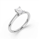 Classic Emerald Cut Solitaire Diamond Engagement Ring 0.90ct by Harrogate Jewellers, a bespoke jewellery piece in Yorkshire, featuring a lab grown diamond, perfect for wedding rings.