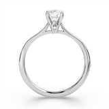 Harrogate Jewellers' TULIP Lab-Grown Classic Round Brilliant Cut Hidden Diamond Ring, a bespoke engagement ring with a lab-grown diamond, perfect for weddings in Yorkshire.