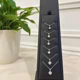 Natural Diamond Solitaire Pendant 18ct White Gold 0.30ct-1.00ct